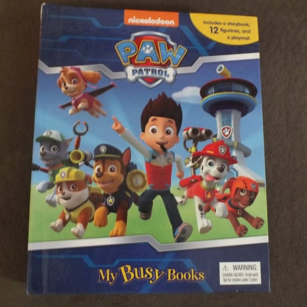 2017 My Busy Books Paw Patrol Board Book With 12 Figures